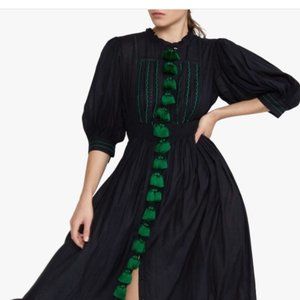 Cynthia Rowley Laila Tassel Dress (Black)